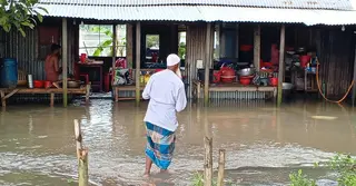 ব্রাহ্মণবাড়িয়ায় পাহাড়ি ঢলে প্লাবিত নিম্নাঞ্চল, বন্যার শঙ্কা